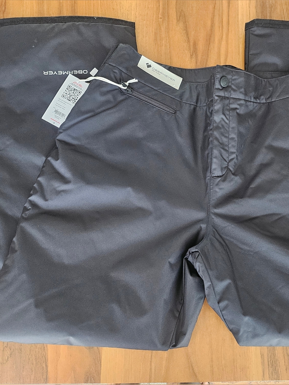 Obermeyer Sugarbush Stretch Women's Size 14 Black Snow Pants Brand New